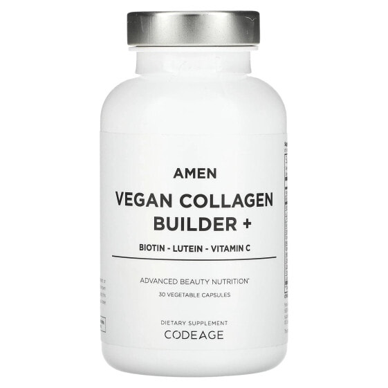 БАД для мышц и суставов CodeAge Amen Vegan Collagen Builder+ 30 капсул
