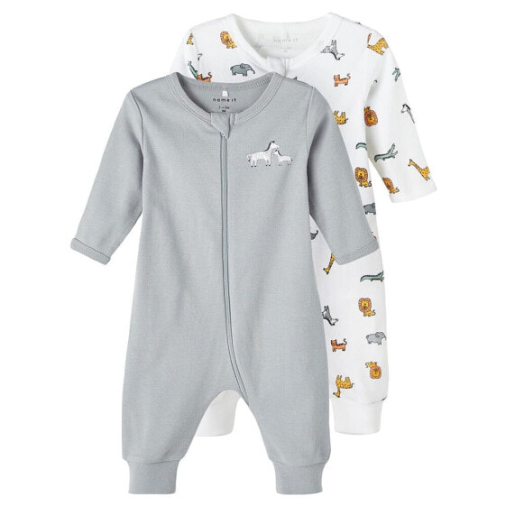 NAME IT Zip Safari Pyjama 2 Units