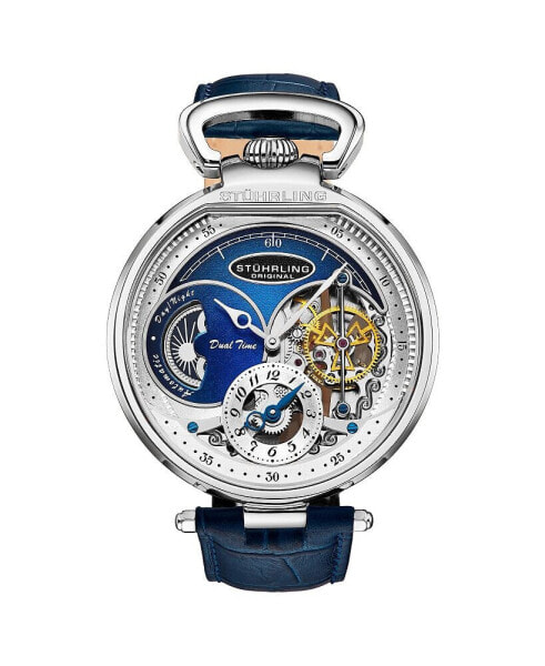 Часы Stuhrling Automatic Skeleton Dual Time