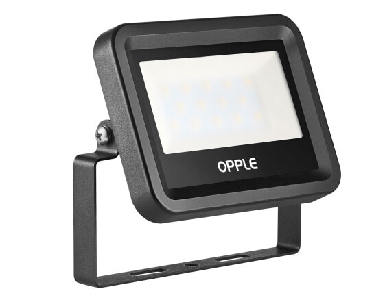 Opple Lighting LED Floodlight Basic, Black, IP65, Aluminium, Glass, I, IK07, CE