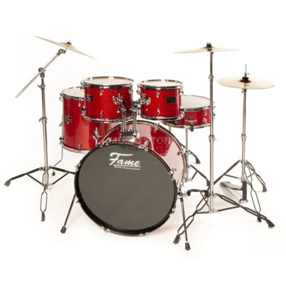 Fame FG20B-RD First Gig Studio Set Red Sparkle