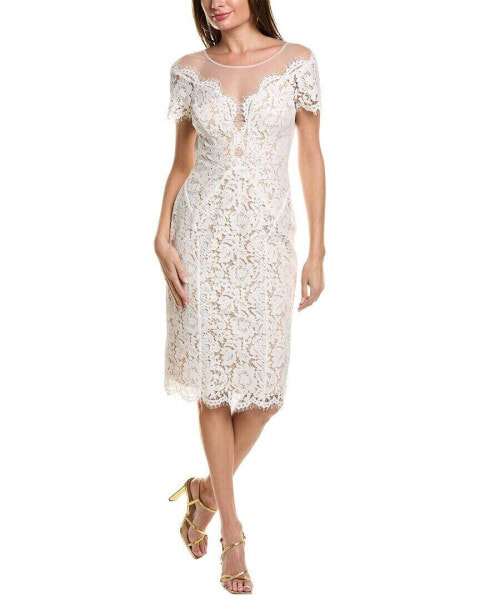 Rene Ruiz Lace Sheath Dress Women's