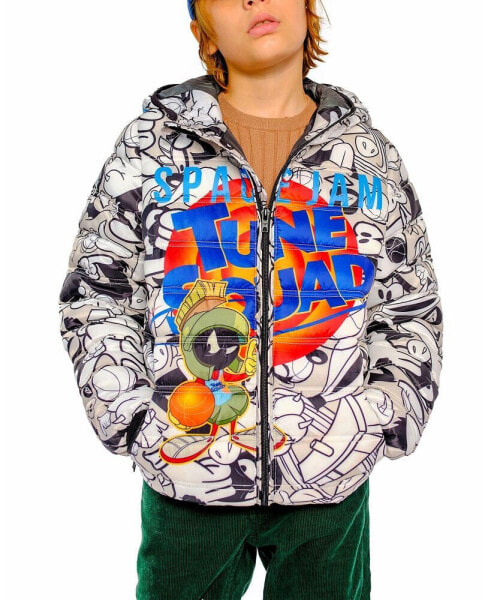 Little Boys Packable Tune Squad Midweight Jacket