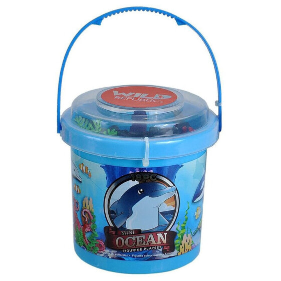 Игровой набор WILD REPUBLIC Ocean Mini Bucket Set Wildology (Дикая природа)