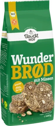 Backmischung Wunderbrot mit Nüssen, glutenfrei, 600 g