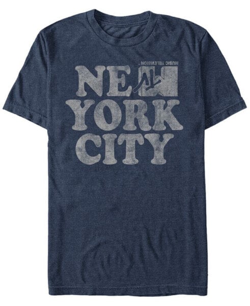 MTV Men's New York City Logo Short Sleeve T-Shirts