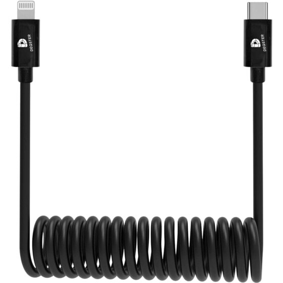 DEQSTER SPIRAL CHARGING CABLE LIGHTNING - Cable