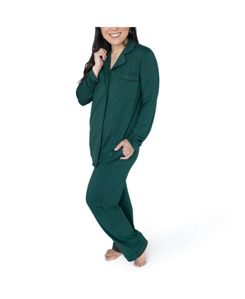 Maternity Clea Classic Long Sleeve Nursing Pajama