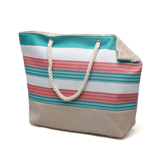 ATOSA 54x36.5x14 cm Stripes beach bag