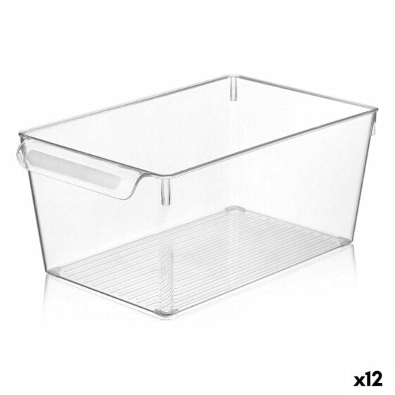 Хранение вещей Универсальная коробка Quttin Прозрачный 20 x 32,5 x 14 см (12 штук)