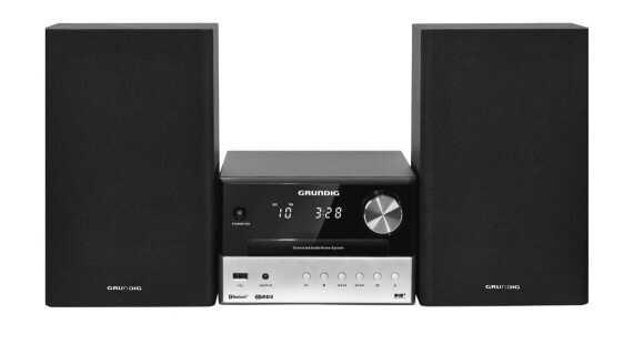 Grundig CMS 3000 BT DAB+ - Home audio micro system - Black,Silver - 30 W - DAB+,FM,PLL,UKW - LED - MP3,WMA