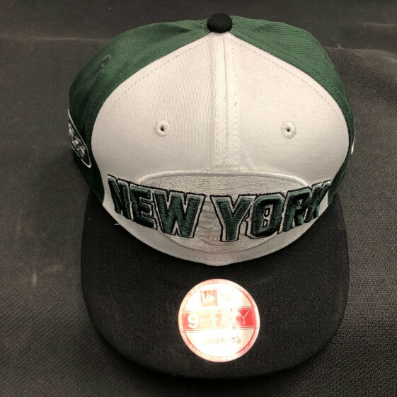 Бейсболка с регулируемым завязыванием New Era 9Fifty NFL New York Jets Головной убор Логотип Jet NEW
