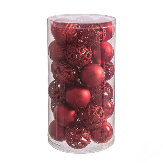 Елочные украшения Shico Ёлочные шарики Красный Пластик 5 x 5 x 5 cm (30 штук)