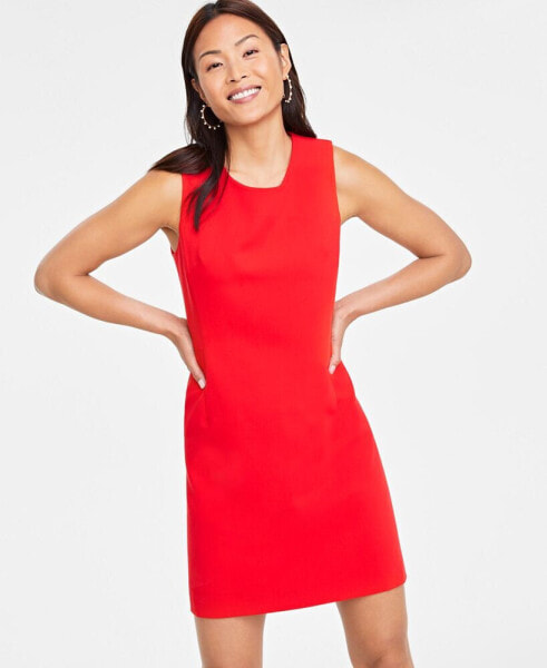 Women's Double-Weave Sheath Dress, Created for Macy's