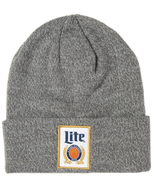 Шапка мужская Miller Lite Flat Knit Cuffed Beanie