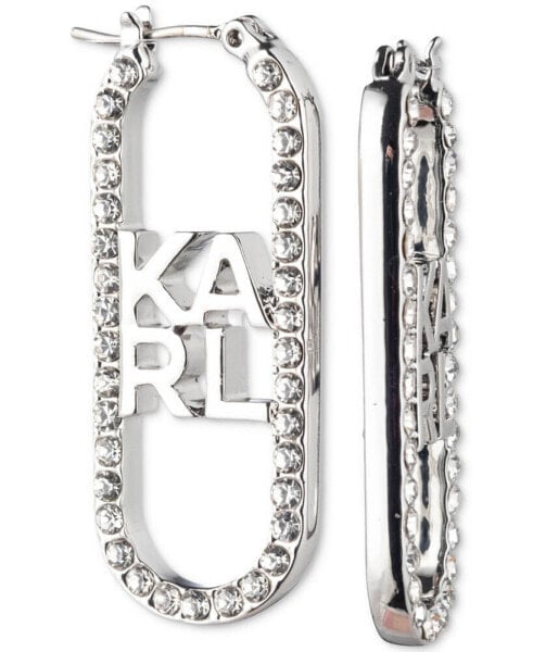 Серьги KARL LAGERFELD Paris Oval Hoop