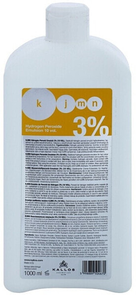 Entwicklerlotion 3% - Kallos Cosmetics KJMN Hydrogen Peroxide Emulsion 100 ml