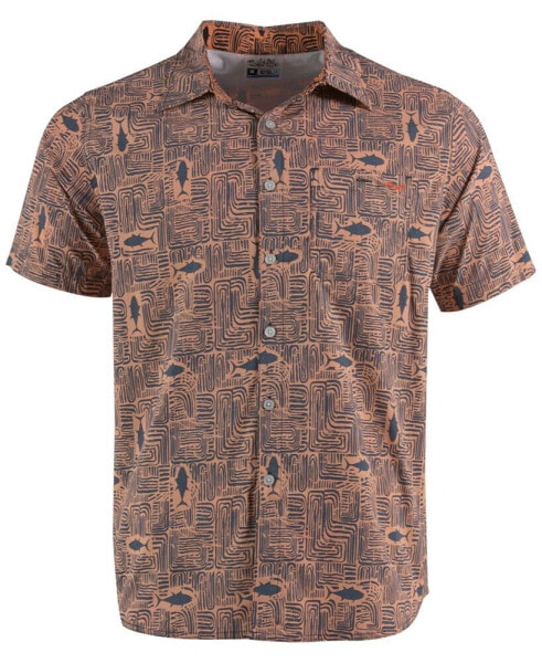 Men's Tiki Tuna Performance Woven Short Sleeve Shirt