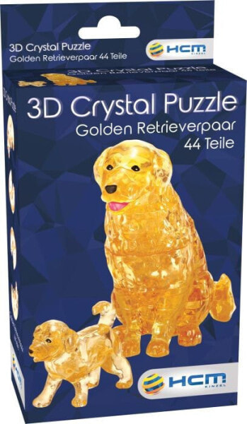 Pz. 3D Crystal Golden Retrieverpaar 44T