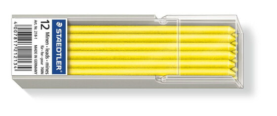 Маркер желтый STAEDTLER Lumocolor 218 для детей 7 см 12 шт