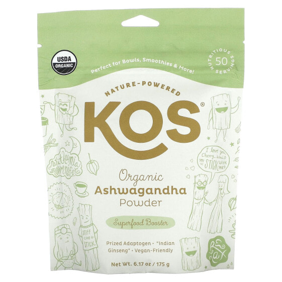 Organic Ashwagandha Powder, 6.2 oz (175 g)