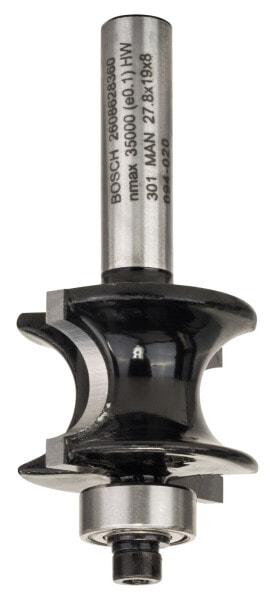 Bosch Halbstabfräser, 8 mm, 6 mm, 19 mm, 63 mm