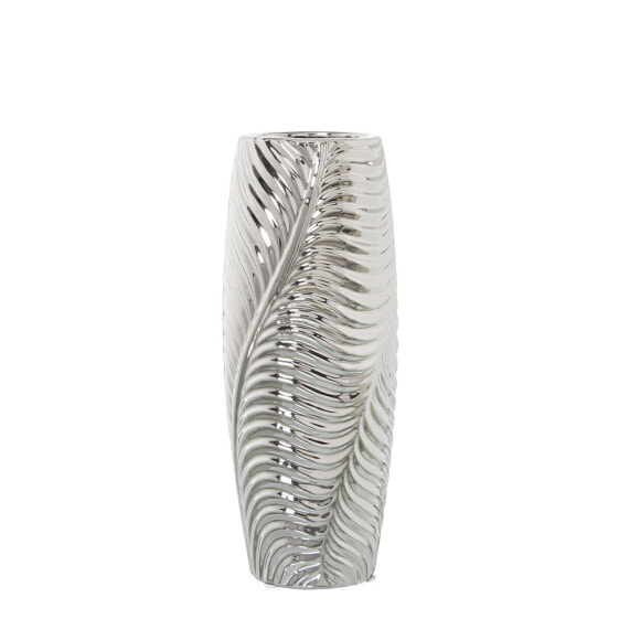 Vase Alexandra House Living Silver Ceramic 12 x 30 cm