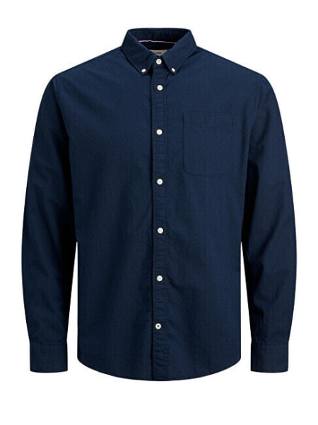 JJEOXFORD men´s shirt 12182486 Navy blazer