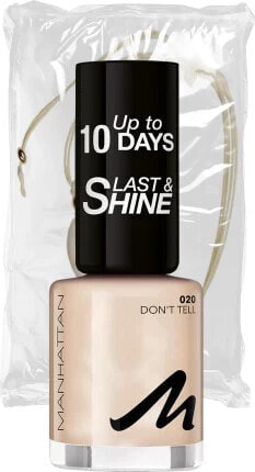 Nagellackset Last & Shine 020 Don't Tell & gratis Muschelband, 1 St