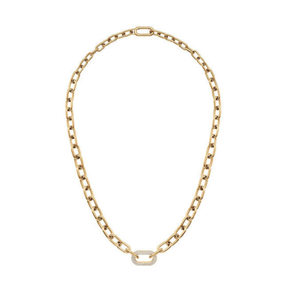 Luxury gold-plated crystal necklace Crystal Link DW00400589