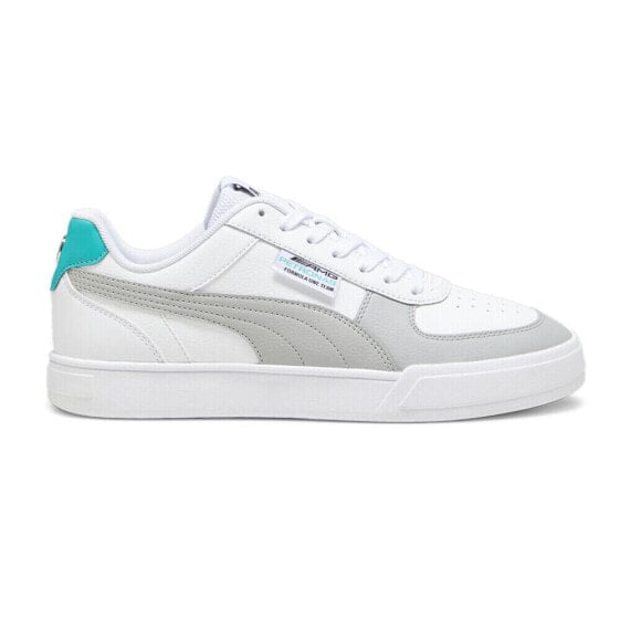 Кроссовки PUMA Mapf1 Caven белые мужские на шнуровке