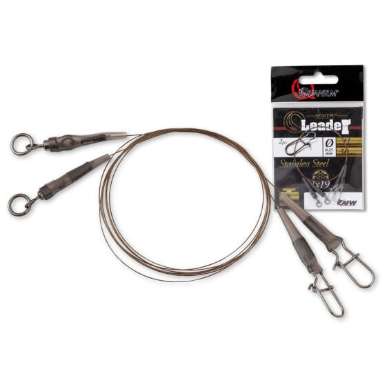 Поводок для рыбалки QUANTUM FISHING QLeader Steel Line 16.00кг