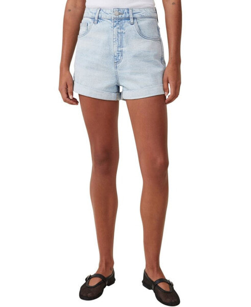 Women's High Rise Classic Stretch Denim Shorts