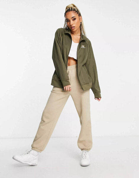 New Balance track jacket in khaki