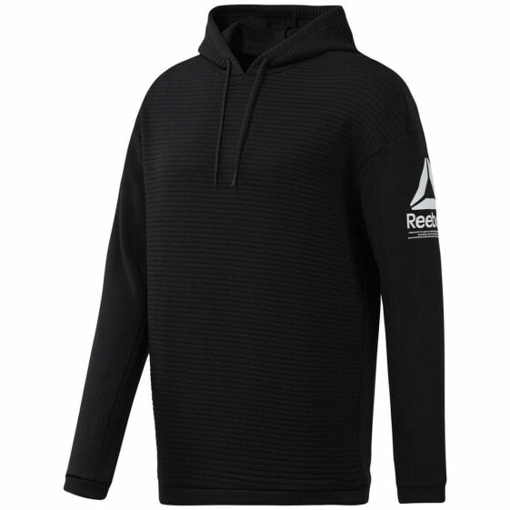 Толстовка с капюшоном мужская Reebok FLEECE OTH HOOD EC0880 Чёрный