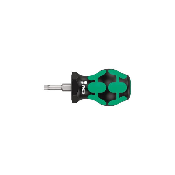 Wera Schraubendreher 367 TORX® Stubby Größe T 25 Klingenlänge 25 mm 2-Komponentengriff Rundklinge