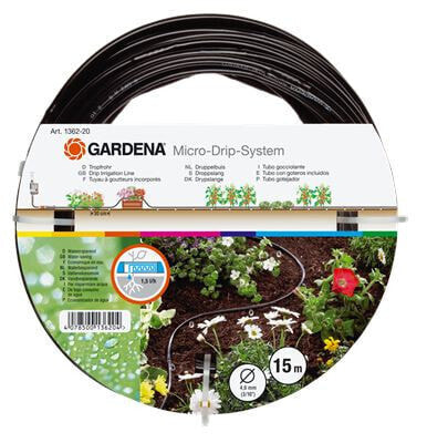 Gardena 1362-20 шланг для полива 15 m Наземный Черный