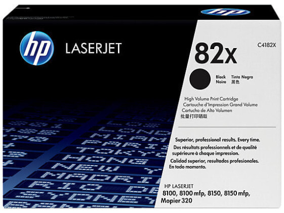 HP 82X High Yield Black Original LaserJet Toner Cartridge - 20000 pages - Black - 1 pc(s)