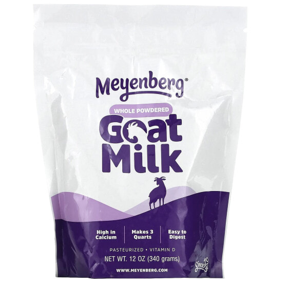 Meyenberg Goat Milk, цельное сухое козье молоко, 340 г (12 унций)