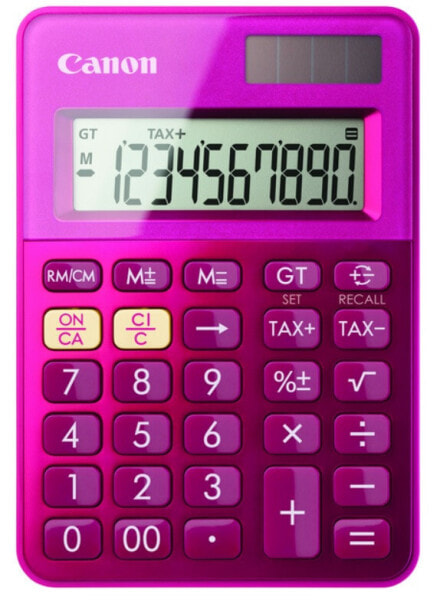 Canon LS-100K - Desktop - Basic - 10 digits - 1 lines - Battery/Solar - Pink