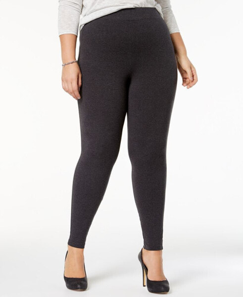 Women's Plus Size Cotton Leggings, Created for Macy's