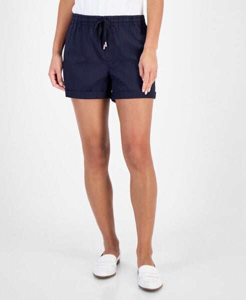 Women's Drawstring-Waist Dock Shorts