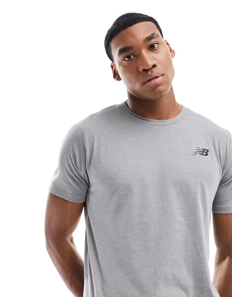 New Balance Tenacity t-shirt in grey