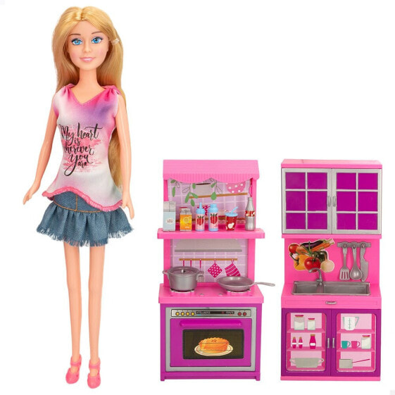 Игрушка кукла Baby Shark 30 см набор с кухней и аксессуарами Isabella Chef.