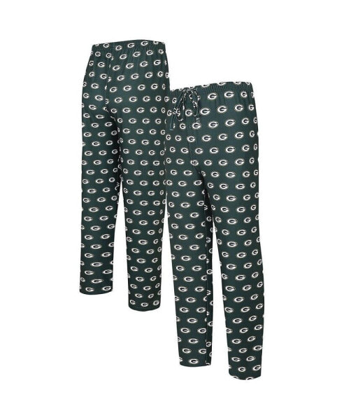 Men's Green Green Bay Packers Gauge Allover Print Knit Pants