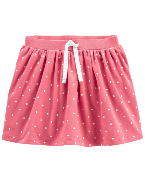 Toddler Polka Dot Jersey Skort 2T