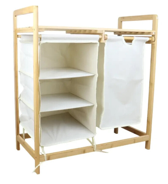 Wäschekorb Bambus Badezimmer Organizer