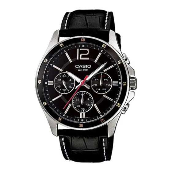 Мужские часы Casio ENTICER GENT Чёрный (Ø 43 mm) (Ø 43,5 mm)