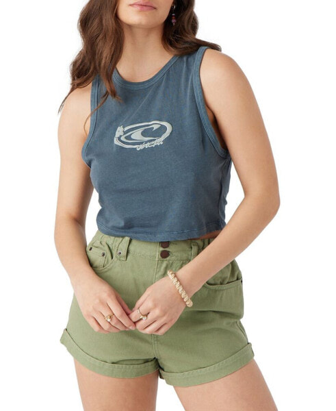 Juniors' Logo Cropped Tank Top