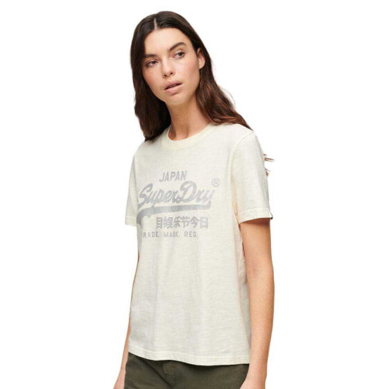 SUPERDRY Metallic Vl Relaxed short sleeve T-shirt